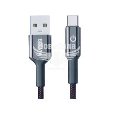 Кабель для зарядки моб. телеф. USB-A to Type-C (Brevia) 1.2м. черный, Box (52120) (52120BUCC1)
