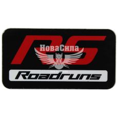 Наклейка с надписью RS 7х3,7 красная (9-49)