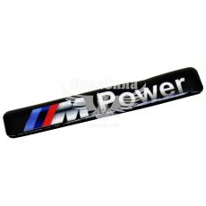 Наклейка BMW M с надписью Power (силикон) 12х2 (69-38)