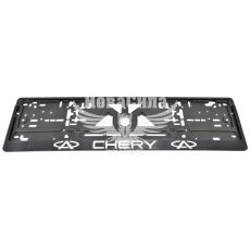 Рамка номерного знака (CarLife) объемные буквы (Chery) (NH59)