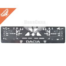 Рамка номерного знака (CarLife) объемные буквы (Dacia) (NH71)