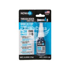 Герметик фіксатор різьби (Nowax) 245 синій 10мл. (NX21139)