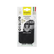 Ароматизатор (Mr&Mrs) Cesare Scented Card Black Cedar Woods (полімерний підвісний) (JCESTES003V01)
