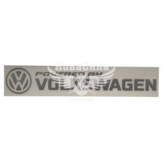 Наклейка с надписью VOLKSWAGEN 29х5 серебряная (64-21)