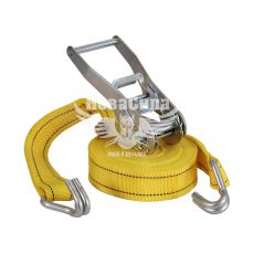 Трос-ремінь стяжний 5т.10м. (Vortex) (трос+мех.) (VX-51050)