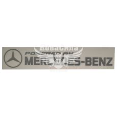 Наклейка з написом MERCEDES-BENZ 29х5 срібна (64-22)