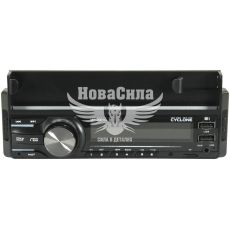 Автомагнітола 1-DIN (Cyclone) USB+SD Card+AUX+Bluetooth MP-2021 (кріплення смартфона) (MP-2001)