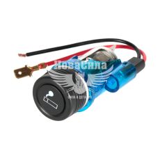 Прикуриватель ун. в сб. (Zollex) 12V (EURO с подсветкой) (12051)