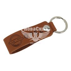 Брелок на ключі Opel коричневий (Україна) (шкіра)