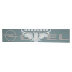 Наклейка з написом OPEL 29х5 біла (64-23)