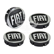 Ковпачки для титанових дисків Fiat (КНР) 60/55мм. (чорний) (fia5955b)