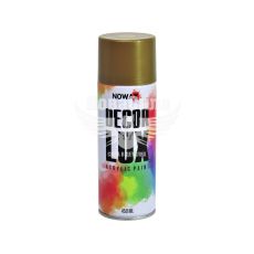 Краска аэрозольная (Nowax) Decor Lux Золотой металлик 450мл. (DIAMOND GOLD) (NX48043/NX65043)