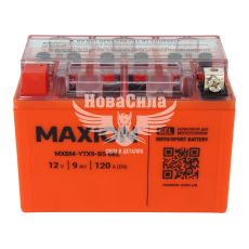 АКБ мото гелевый 12V 9-А/Ч L+ (Maxion) (152х88х106) (YTX9-BS GEL)