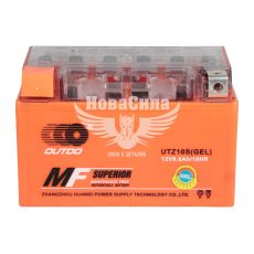 АКБ мото гелевый 12V 8,6-А/Ч L+ (OUTDO) (150х87х94) (YTZ 10S)