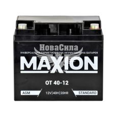 АКБ UPS 12V 40-А/Ч R+ (Maxion) (196х166х184) (mx12v40)
