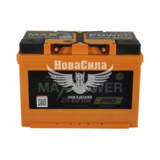 АКБ 74-А/Ч (MaxPower) PRO (R+) 720A (278х175х190мм.) (TM75A750R)