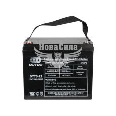 АКБ UPS 12V 75-А/Ч L+ (Outdo) (350х167х173) (12-75)