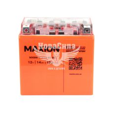 АКБ мото гелевый 12V 14-А/Ч L+ (Maxion) (150х87х145) (YTX-BS GEL)