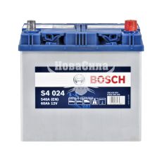 АКБ Азія 60-А/Ч (Bosch) S-4 (R+) 540A (232х173х225мм.) (0092S40240)