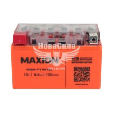 АКБ мото гелевый 12V 8,6-А/Ч L+ (Maxion) (150х87х94) (YTZ10S GEL)