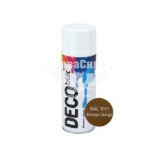 Краска аэрозольная (Deco Blik) Коричневый бежевый 400мл. (RAL 1011)