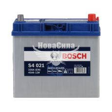 АКБ Азія 45-А/Ч (Bosch) S-4 (R+) 330A (238х129х227мм.) (0092S40210)