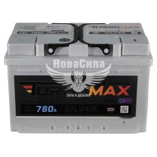 АКБ 78-А/Ч (TurboMax) Silver (R+) 780A (278х175х175мм.) (TM78A780R h175)