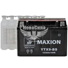 АКБ мото кислотний 12V 8-А/Ч L+ (Maxion) (150х87х105) (YTX9-BS)