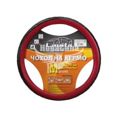 Чехол руля M красный 37-39см. (Lavita) (LA 26-23825-7-M)