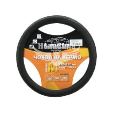 Чохол руля M чорний 37-39см. (Lavita) (LA 26-23825-1-M)