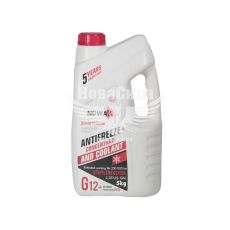 Тосол концентрат червоний -80 (Nowax) G-12+ 5кг. (NX05004)