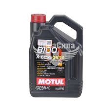 Моторное масло бензин, дизель 5W-40 (Motul) X-cess 8100 gen2 5л. (368206)