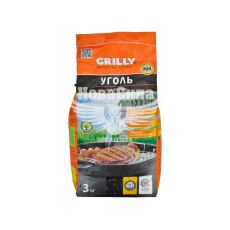 Вугілля для мангалу (Grilly) 3кг. (GR-65192)