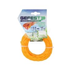 Косильна струна (Gefest) овал кручений 3,0мм. 15м. леска