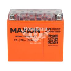 АКБ мото гелевий 12V 20-А/Ч L+ (Maxion) (175х87х155) (YTX20-BS GEL)