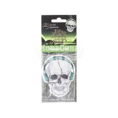 Ароматизатор (Aroma Car) Cellulose Dia De Los Muertos Headphones Skull (суха картка) (83277)