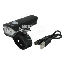 Фара велосипедна (Greys) LED 100lm, 900mAh, кріпл. на кермо, роб. до 12 год (GR10210)