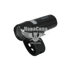 Фара велосипедна (Greys) LED 50lm, 2хAAA, кріпл. на кермо, роб. до 80 год (GR10220)