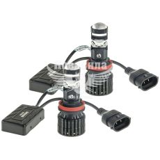 Лампочка LED H11 (Decker) (GL-01 6000K) з лінзами (GL-01)
