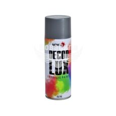 Фарба-спрей (Nowax) Decor Lux Срібно-сірий 450мл. (RAL 9022) (NX48016/NX65016)