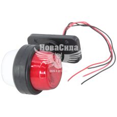 Ліхтар габаритний ріжок (Isiksan) LED 12-24V прямий короткий двосторонній (ISS20415)