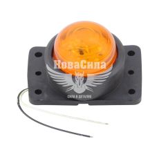 Ліхтар габаритний універсальний (КНР) LED 12-24V жовтий, 92х58мм. (ATP2437)