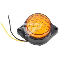 Ліхтар габаритний універсальний (КНР) LED 12-24V жовтий, діам. 50мм. (ATP2435)