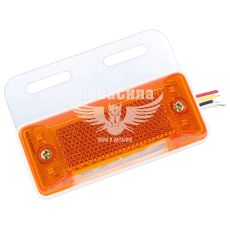 Ліхтар габаритний універсальний (КНР) LED 24V жовтий 92х70мм (ATP2005)