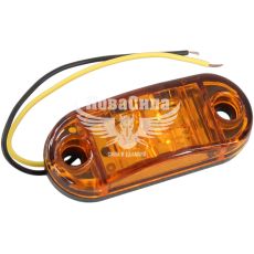 Ліхтар габаритний універсальний (КНР) LED 12-24V жовтий 66х28мм. (ATP2430)