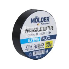 Ізолента вогнестійка (Molder) 30м чорна (MA21730)