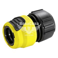 Конектор універсальний для шлангів 1/2-5/8-3/4 Plus (Karcher) (аквастопом б/уп) (2.645-204.0)