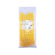Кабельна стяжка (хомут) 4х370мм E.NEXT e.ct.stand.370.4.yellow (100шт), жовта (s015034)
