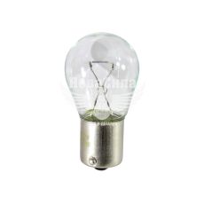 Лампочка 1-но конт. груша біла 12V-21Вт P21W BA15s (Brevia) (упак.-10шт.) (12301C)