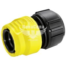 Конектор універсальний для шлангів 1/2-5/8-3/4 (Karcher) (з аквастопом б/уп) (2.645-202.0)